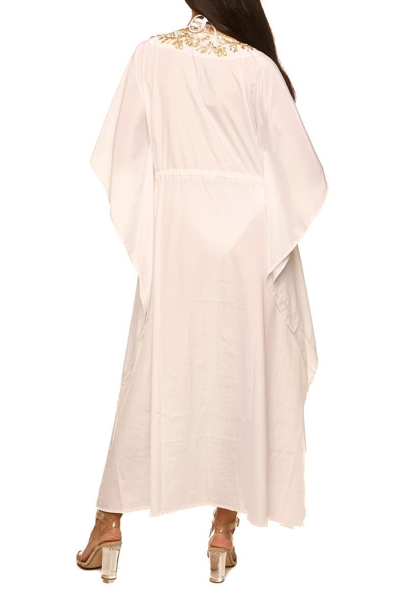 Embellished Duster, Alternate, color, WHITE