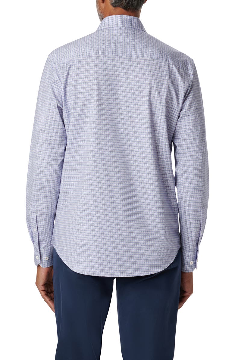 Bugatchi James OoohCotton<sup
®</sup
Diamond Check Button-Up Shirt, Alternate, color,