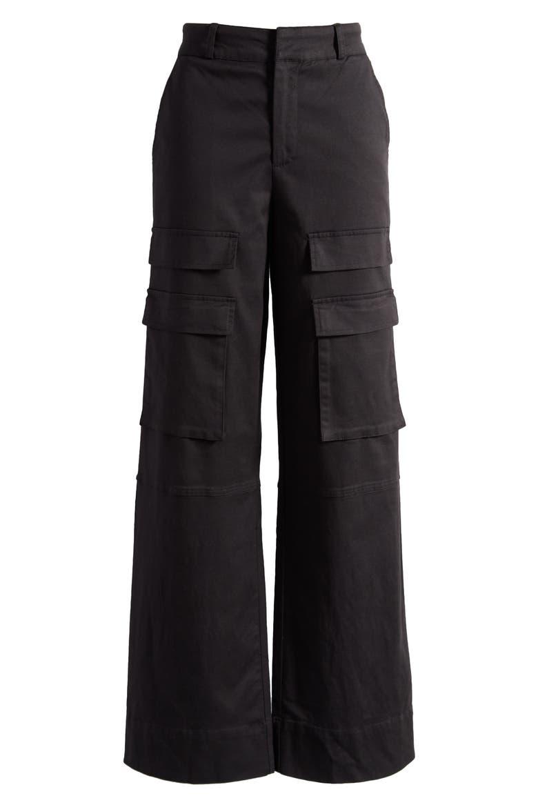 Cargo Pants, Alternate, color, BLACK JET