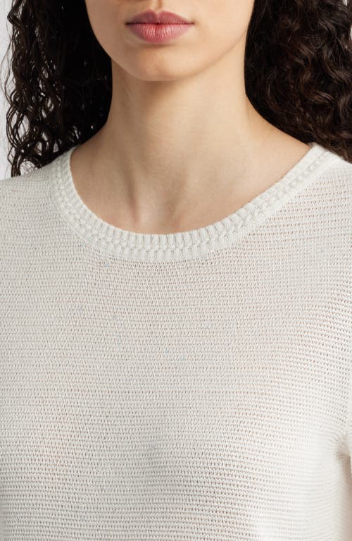 Kobi Halperin Noa Sequin-embellished Crewneck Sweater In White