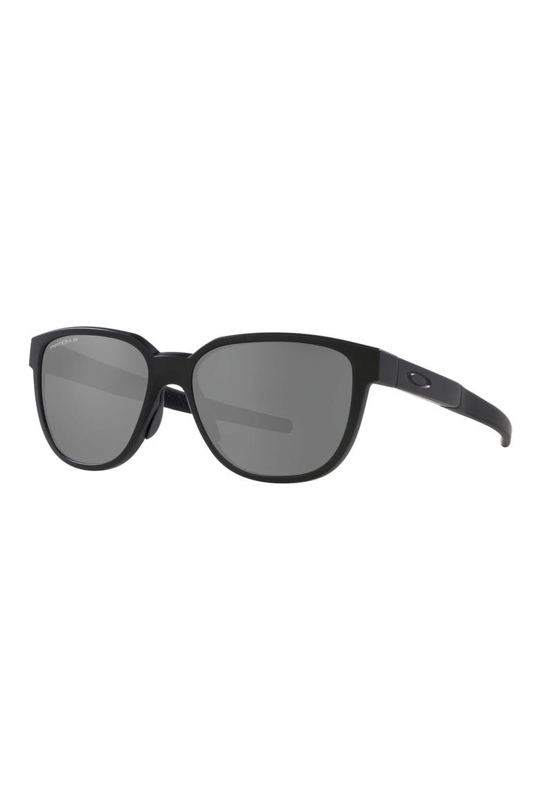 Actuator 57mm Polarized Rectangular Sunglasses, Alternate, color, MATTE BLACK