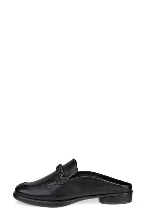 Ecco Sculpted Lx Loafer Mule In Black
