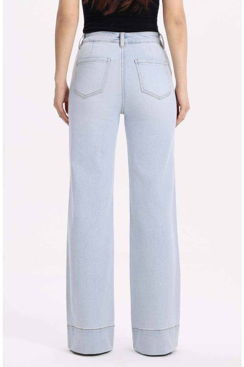 High Waist Wide Leg Jeans, Alternate, color, SAPPHIRE HUE