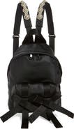 バックパック・リュック Simone Rocha Bow Front Backpack - Nylon - Black Simone Rocha Bow Front Backpack - Nylon - Black | ShopSimon