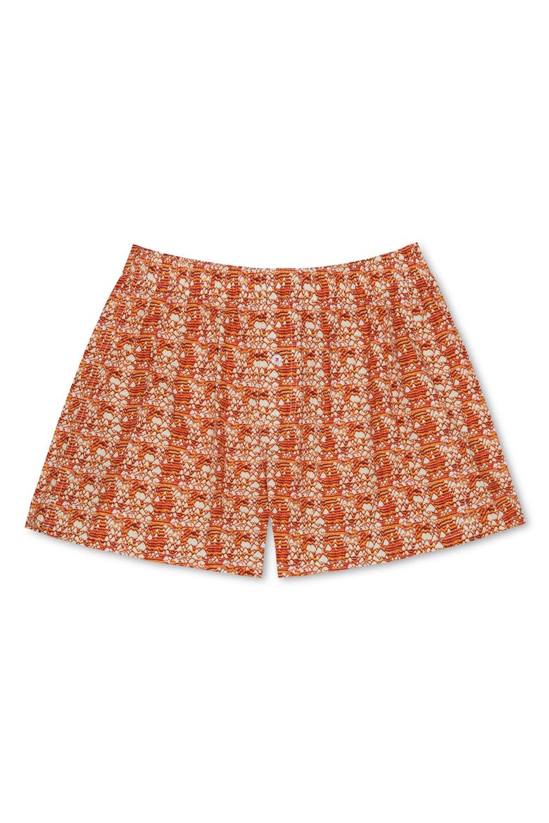 Organic Cotton Takeshi Matsumi Cone Shell Boxer Short, Main, color, ORANGE