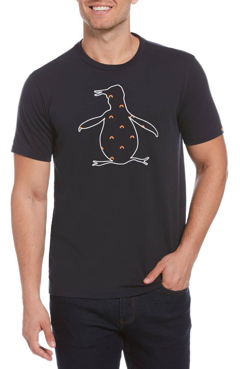 Original Penguin Pete Fill Graphic Tee, Main, color, 