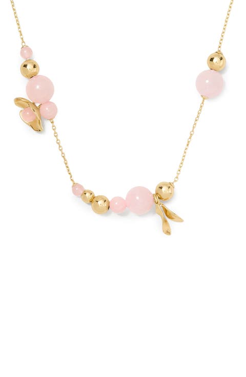 gilded garden pendant necklace