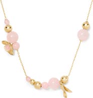 Kate Spade New York gilded garden pendant necklace