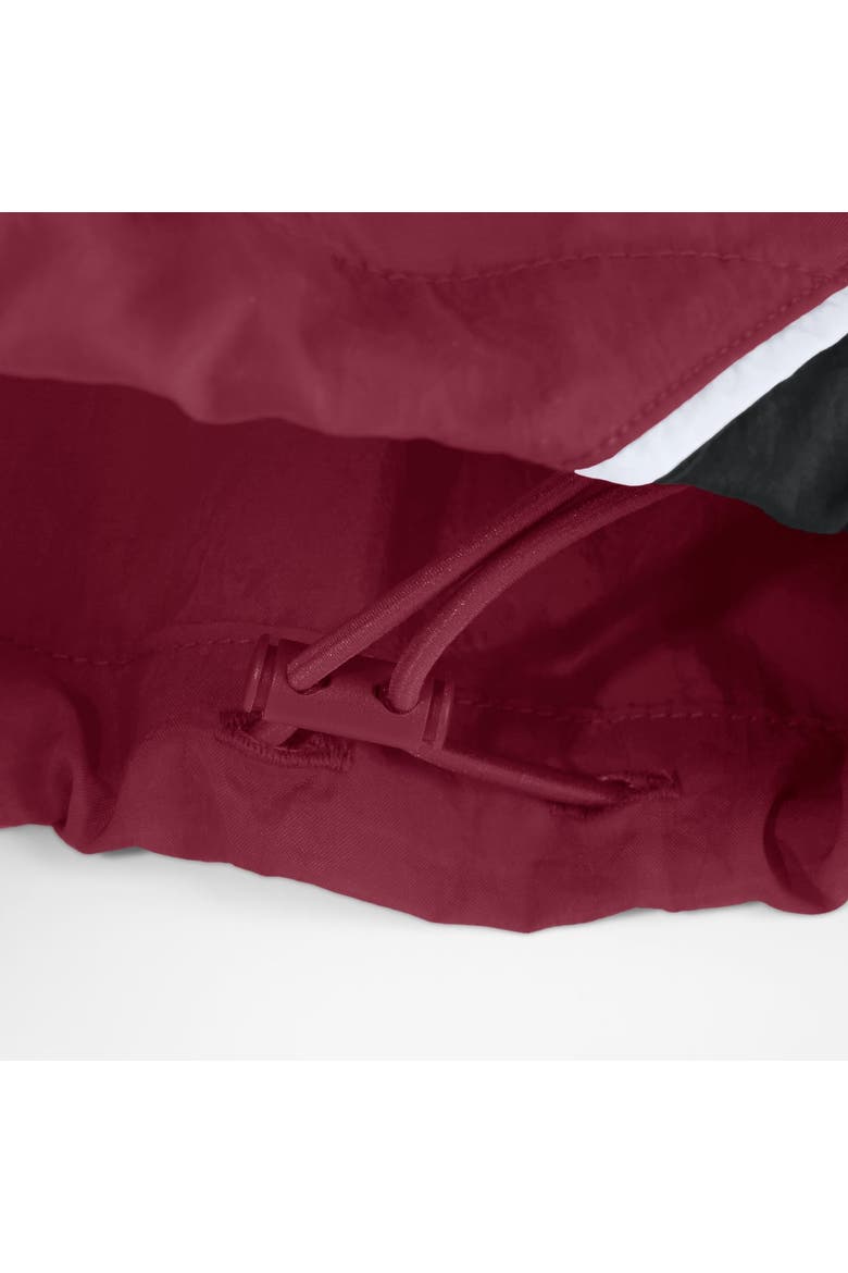 Women's Fanatics Burgundy/Black Washington Commanders Team First Backwards Lateral Nylon Pants, Alternate, color, Burgundy