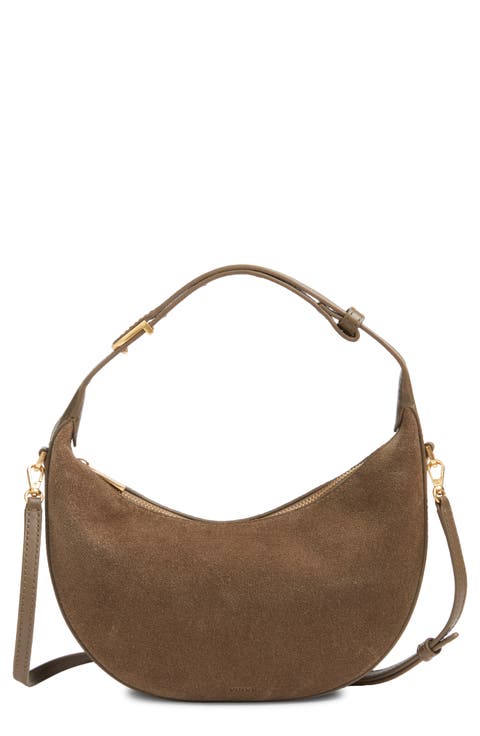 Mini Eris Suede Hobo Bag