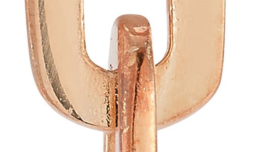 Chloe & Madison Chloe And Madison Chain Link Drop Earrings In Gold