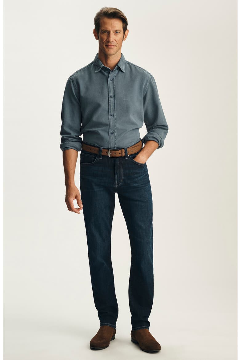 Courage Straight Leg Jeans, Alternate, color, RINSE BRUSHED ORGANIC ULTRA
