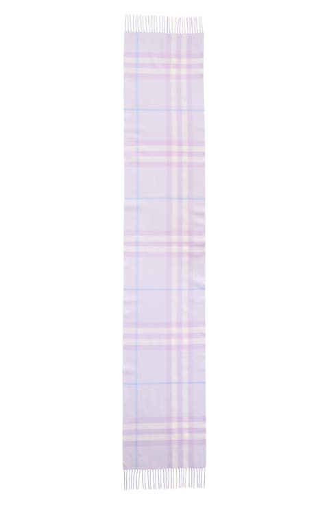 Giant Icon Check Cashmere Scarf
