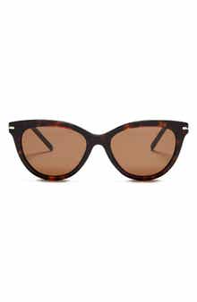 PAIGE Micah 53mm Cat Eye Sunglasses