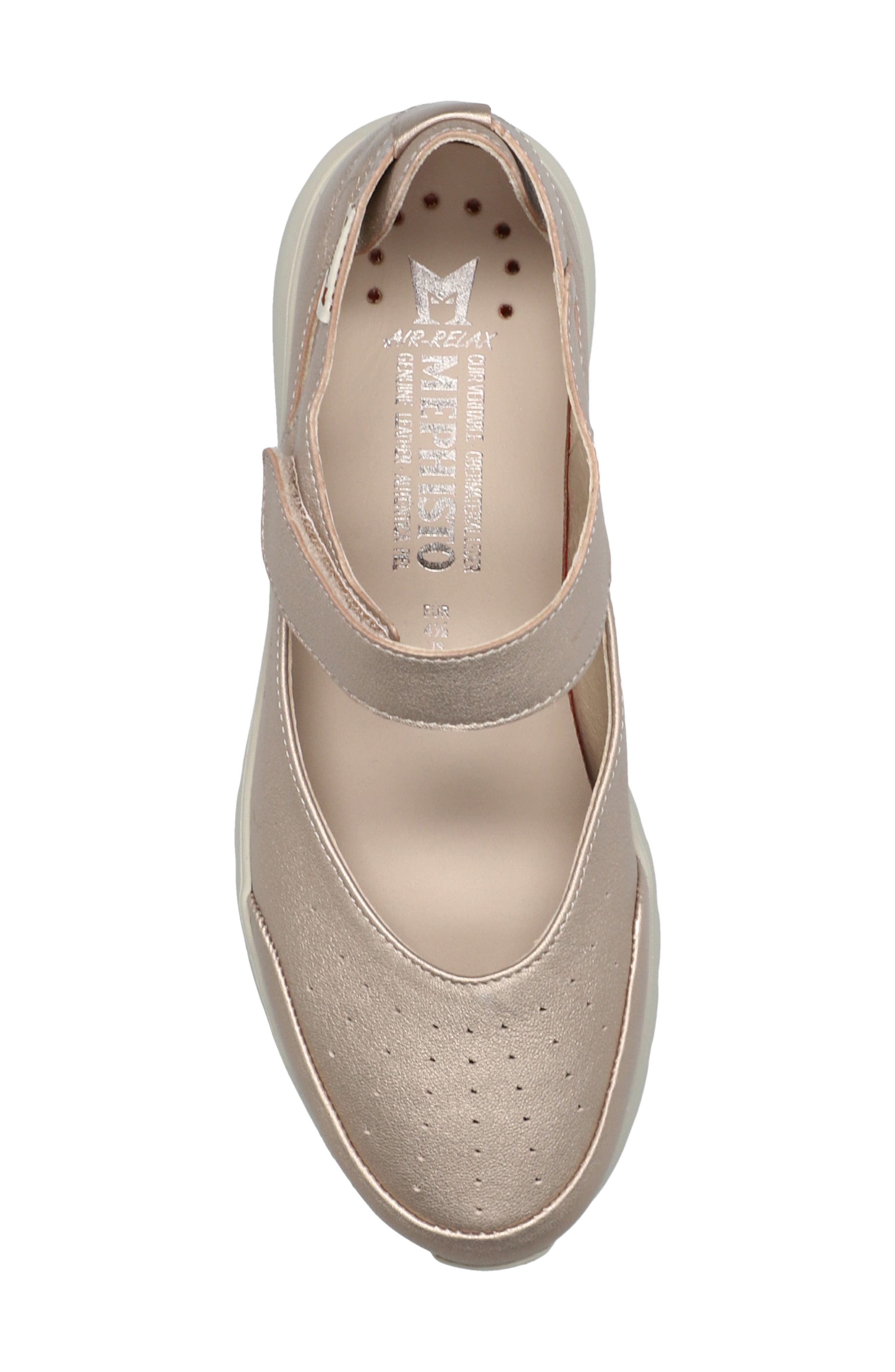 Marsia Mary Jane Flat, Alternate, color, PLATINUM