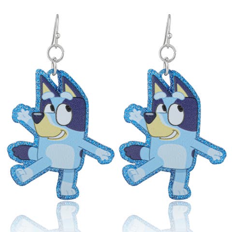 Lightweight Drop Earrings with Character Silhouettes