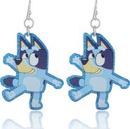 BLUEY Lightweight Drop Earrings with Character Silhouettes