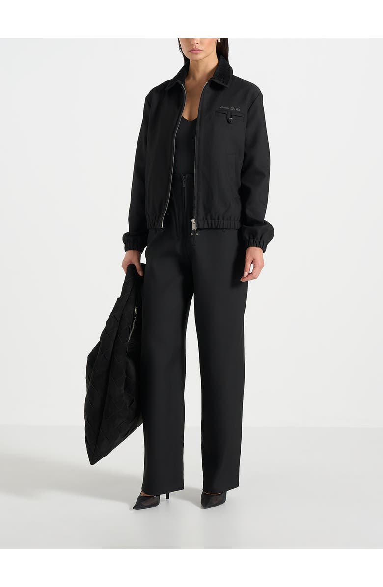 Manière De Voir Kilian Unisex Twill Signature Jacket, Alternate, color, Black