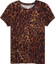 L'AGENCE Ressi Animal Print T-Shirt