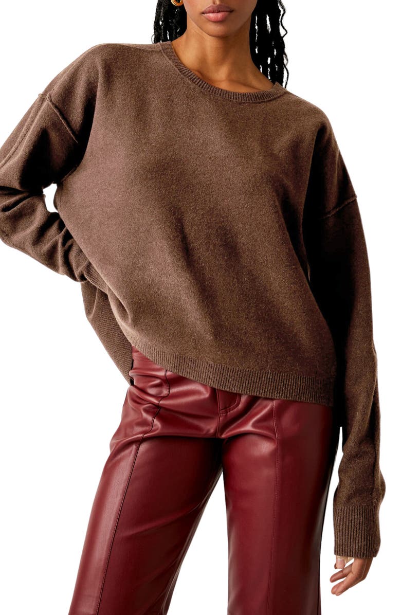 Free People Luna High-Low Sweater, Main, color, 