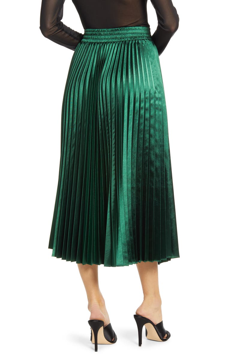 Endless Rose Sunburst Pleated Skirt, Alternate, color,