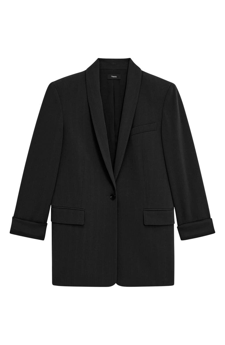 Theory Shawl Collar Blazer, Alternate, color, Black