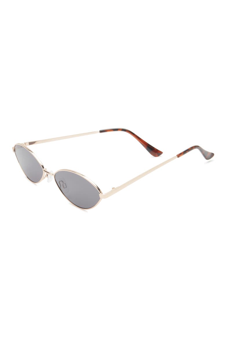 Metal Oval Sunglasses, Alternate, color, GOLD