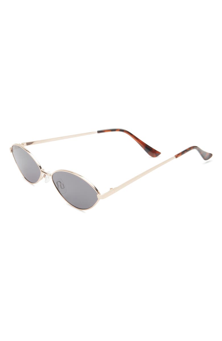 BP. Metal Oval Sunglasses, Alternate, color, Gold