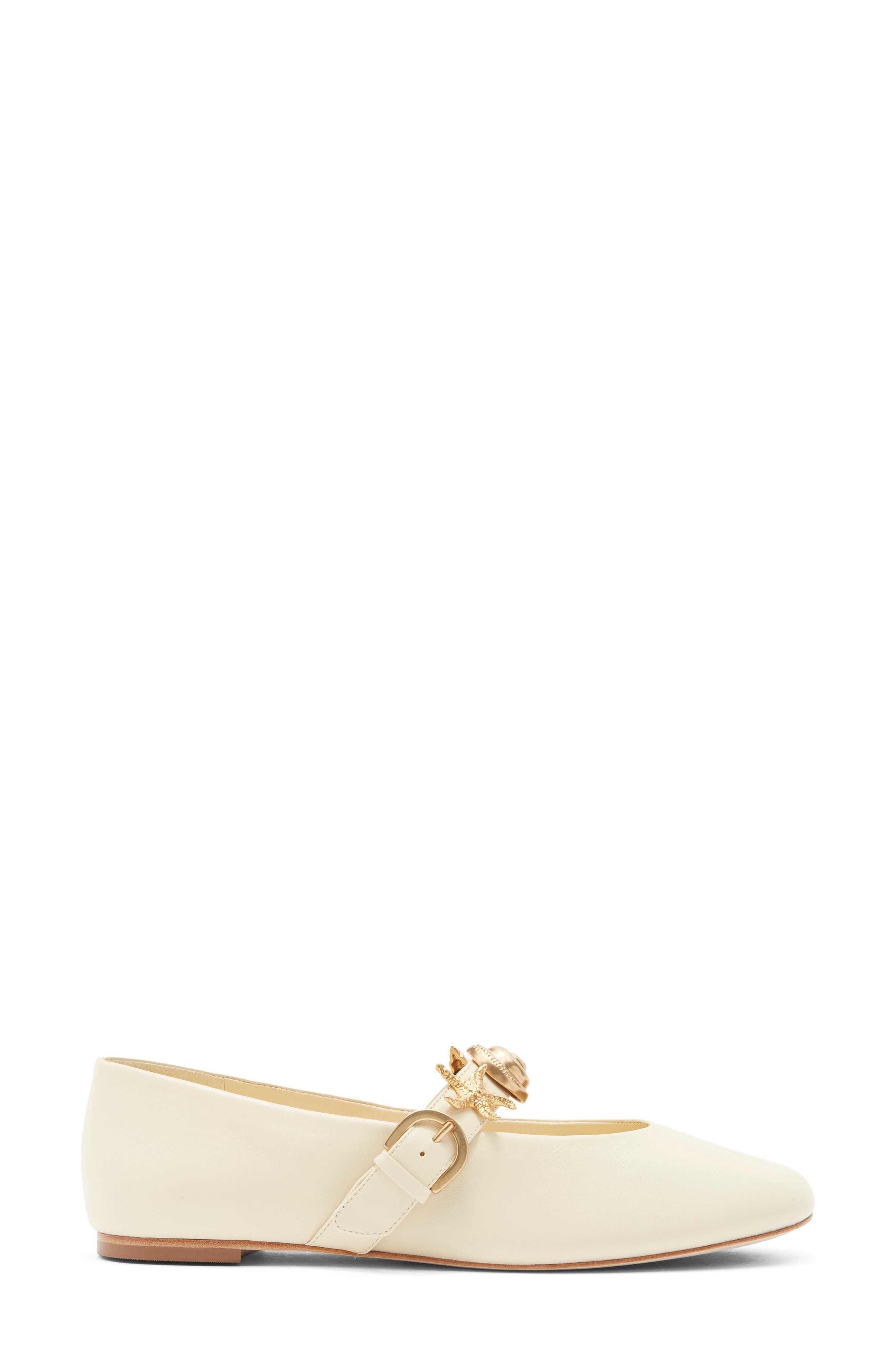Bethany Ballet Flat, Alternate, color, CREAM PUFF SHELLS