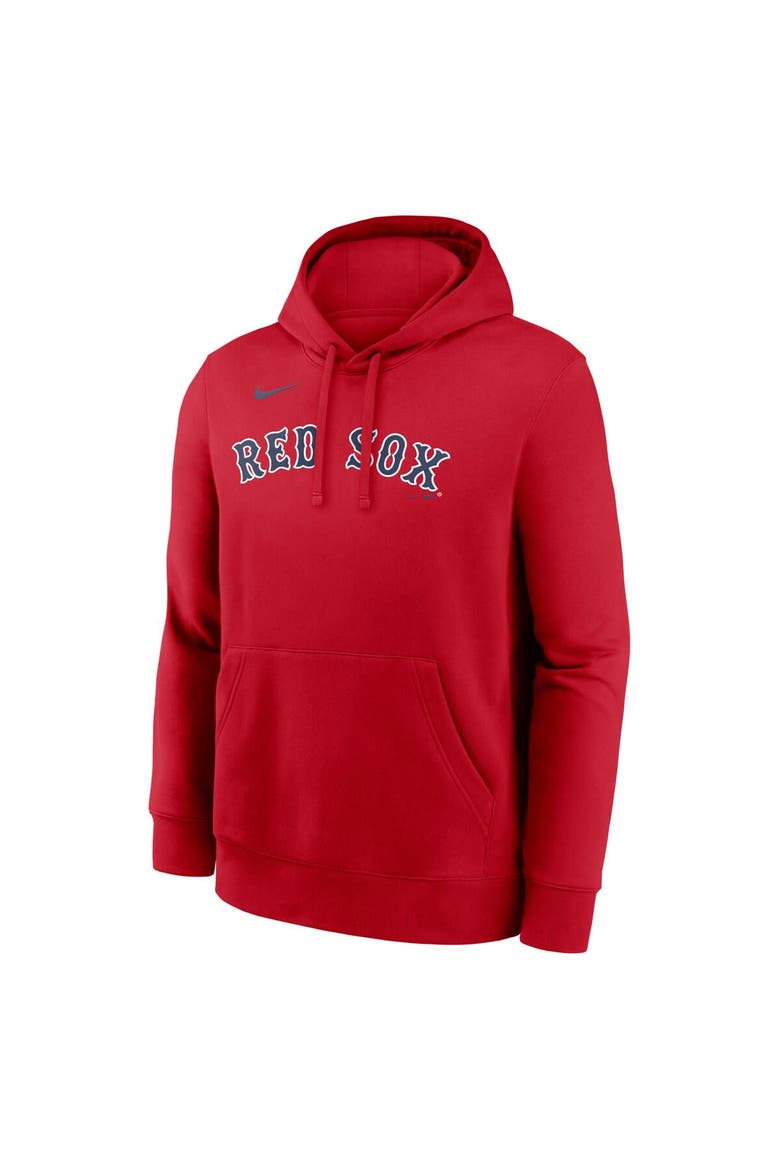 Men's Nike Red Boston Red Sox Dri-Fit Club Hoodie, Alternate, color, Red