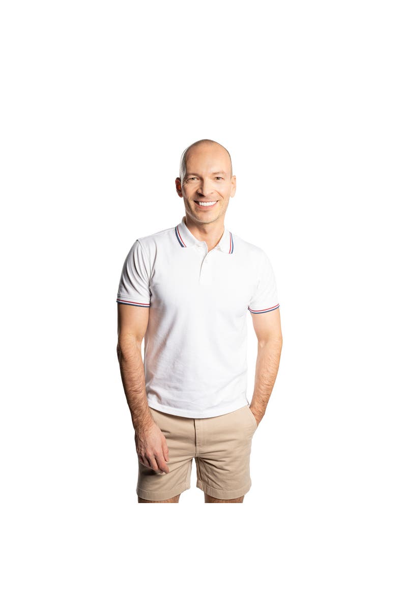 Peter Manning James Polo Shirt, Alternate, color, White Tipped