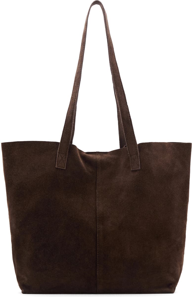 MANGO TEEN Suede Tote Bag, Main, color,