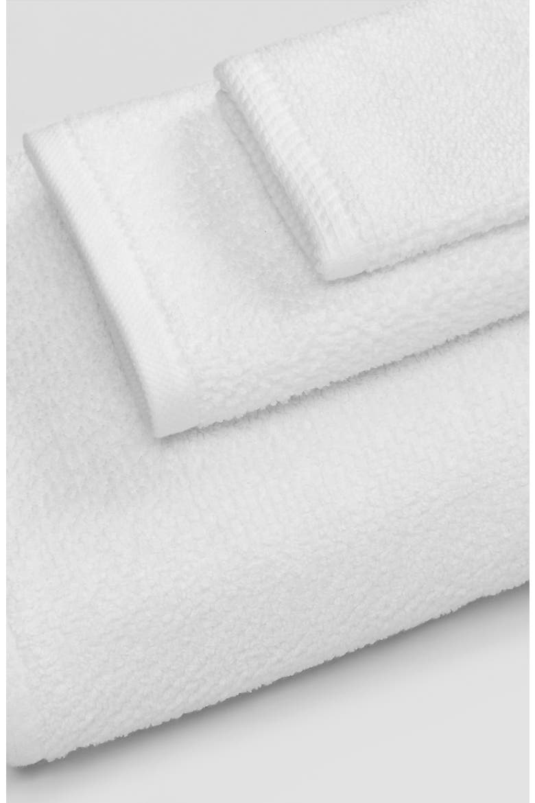 Cotton 6-Pack Textured Hand Towels, Alternate, color, OPTIC WHITE