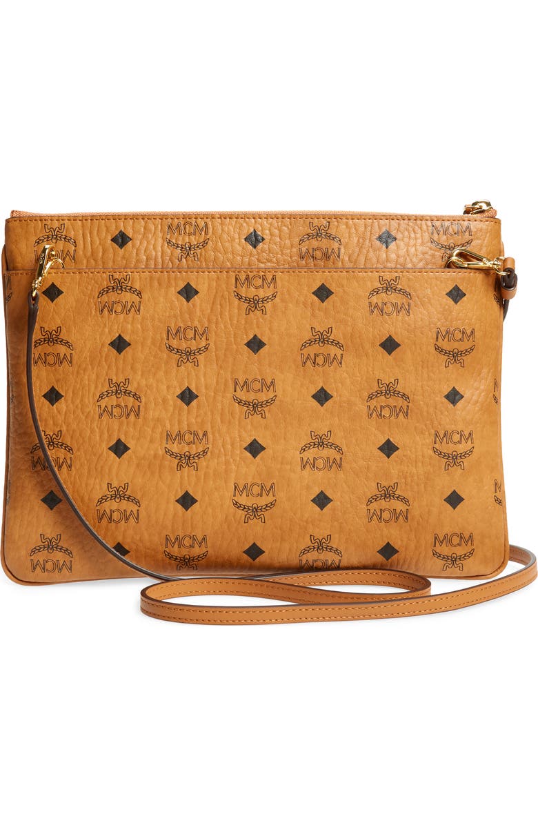 MCM Visetos Original Pouch, Alternate, color,