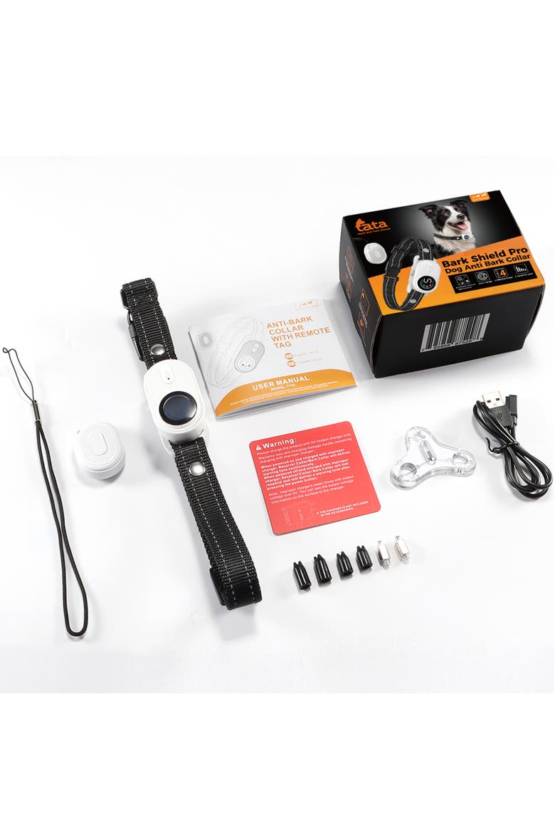 Bark Sheild Pro Dog Anti Bark Collar and Remote, Alternate, color, Black