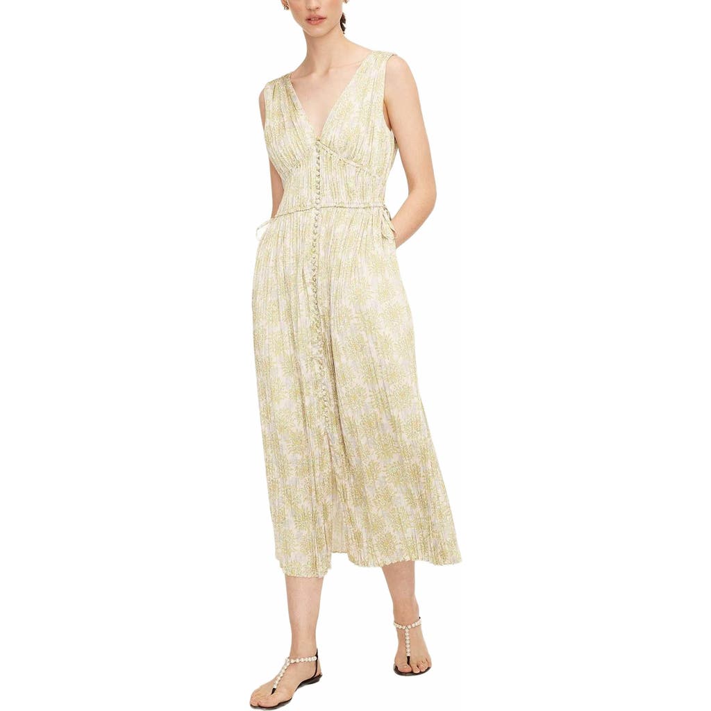 Rebecca Taylor Mini Astera Fleur Button Front Dress In Neutral