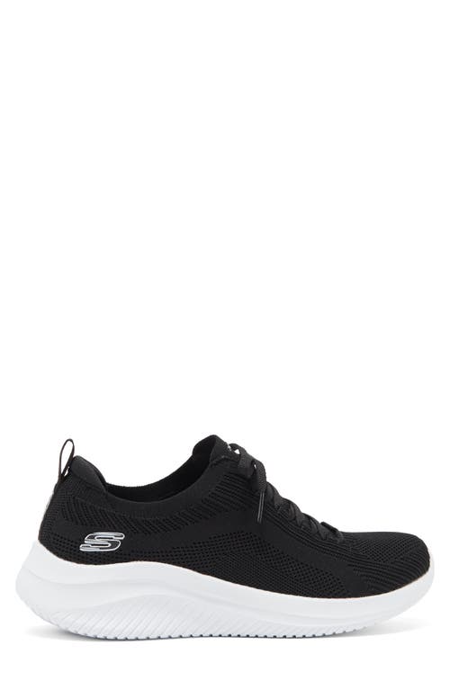 Skechers Ultra Flex 3.0 Sneaker In Black/white