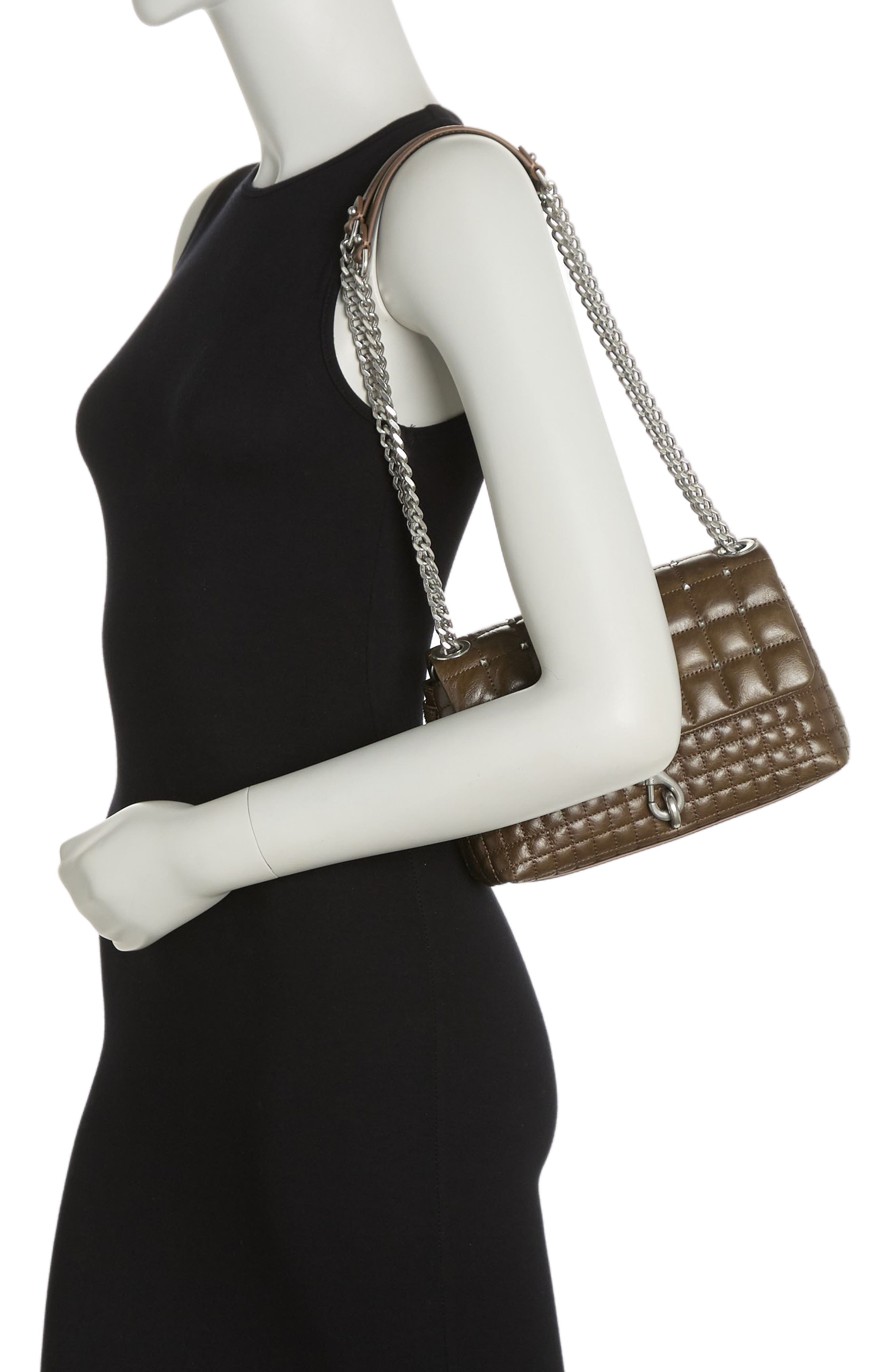 Rebecca Minkoff Edie Quilted Shoulder Bag, Alternate, color, 