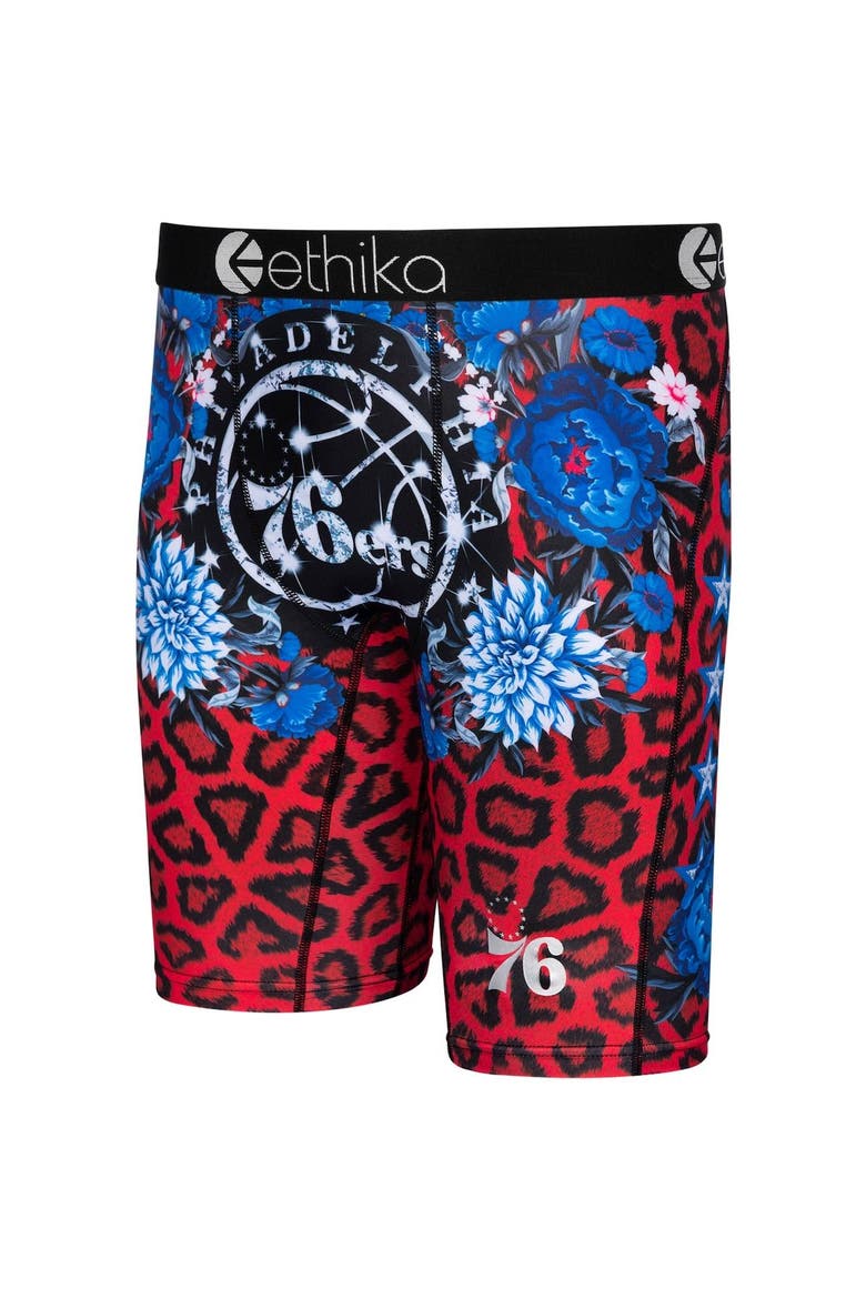 Men's Ethika Philadelphia 76ers Fashion Bling Boxer Briefs, Alternate, color, Blue