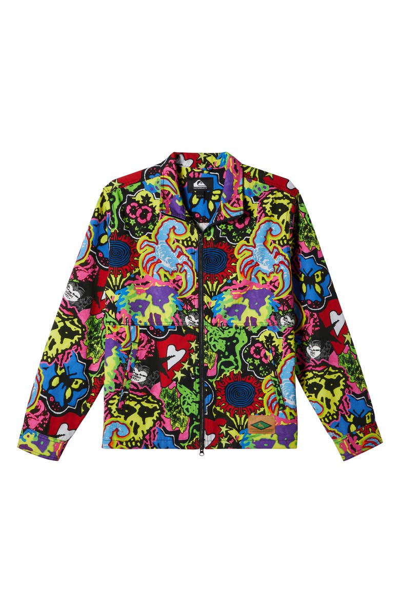 Quiksilver x Saturdays NYC Zip Cotton Jacket, Main, color, 