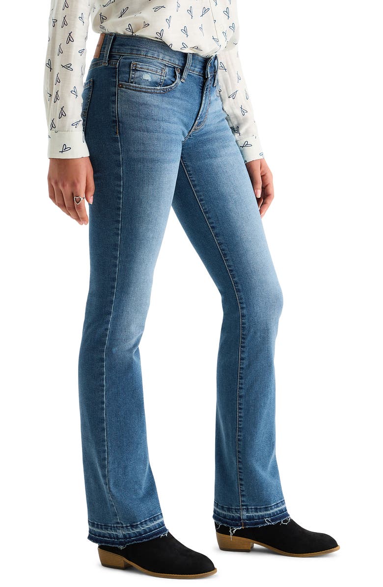 Lucky Brand Sweet Release Hem Mid Rise Bootcut Jeans, Alternate, color, Lovefool