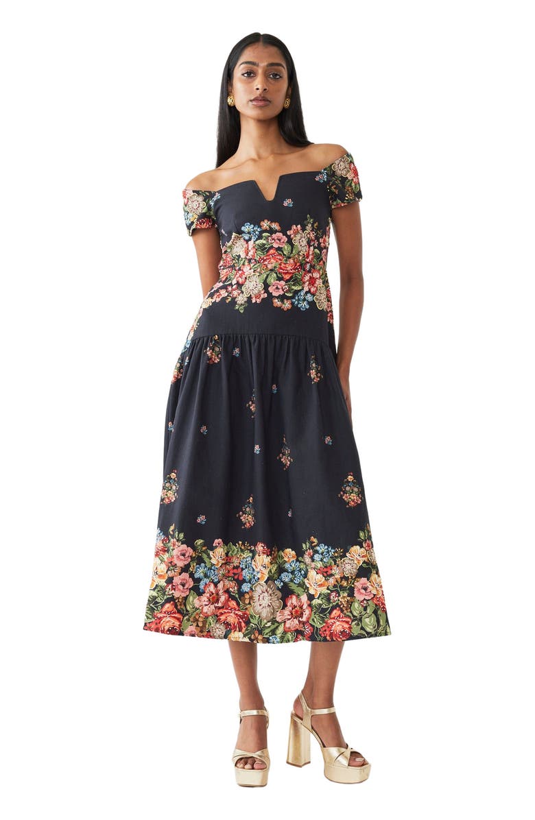 Eddy Sydney Dress, Main, color, Black