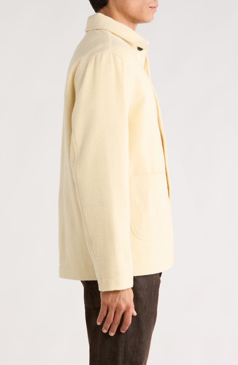 MERZ B SCHWANEN Burel Wool Shirt Jacket, Alternate, color, Nature