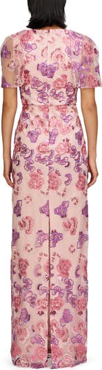 Teigen Sequin Column Gown