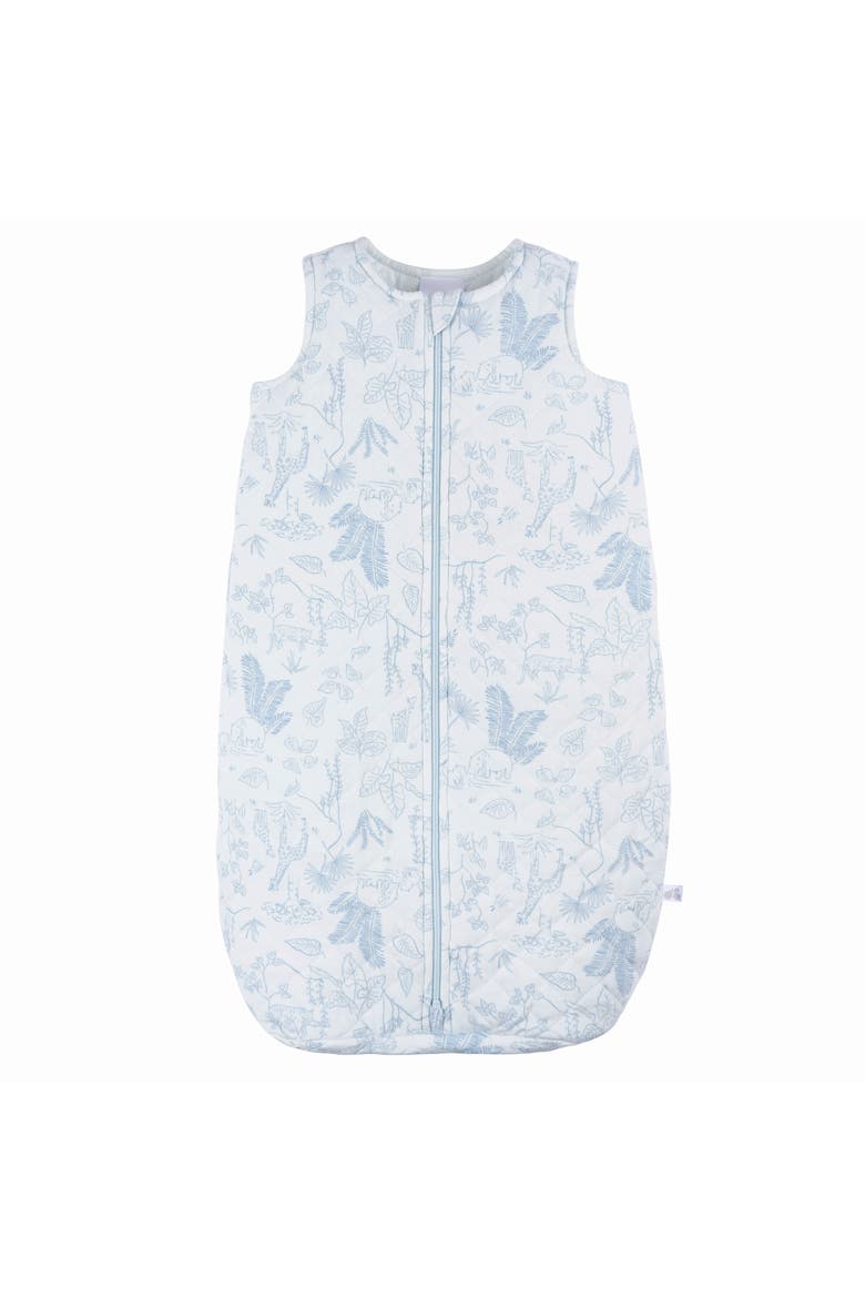 Blue Sleeveless Wearable Blanket, Main, color, Giraffe