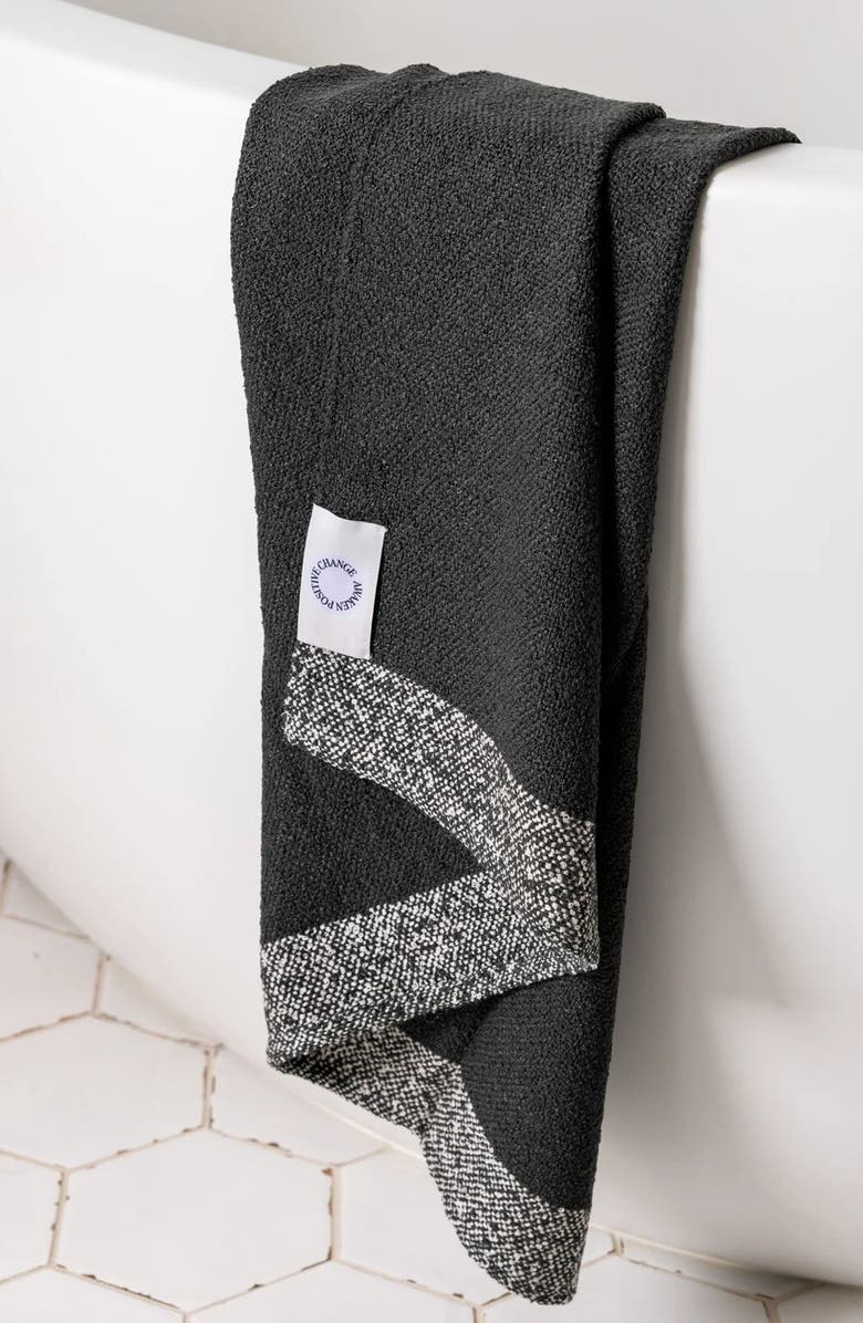 ettitude Luxe Bouclé Bath Towel, Alternate, color, Forest & Natural