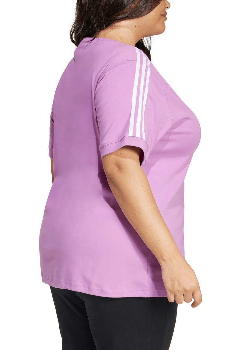 adidas Adicolor 3-Stripes Stretch Cotton T-Shirt, Alternate, color, 