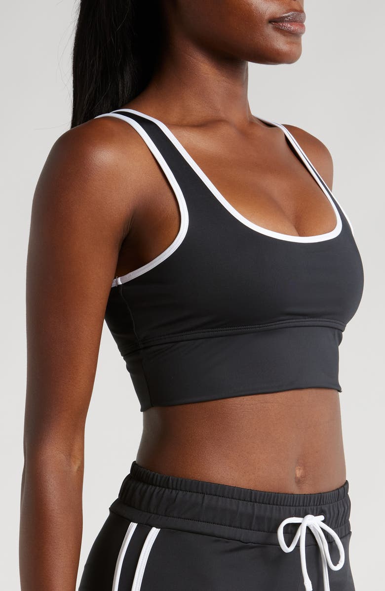 TomboyX Straight Up Longline Bikini Top, Alternate, color, 