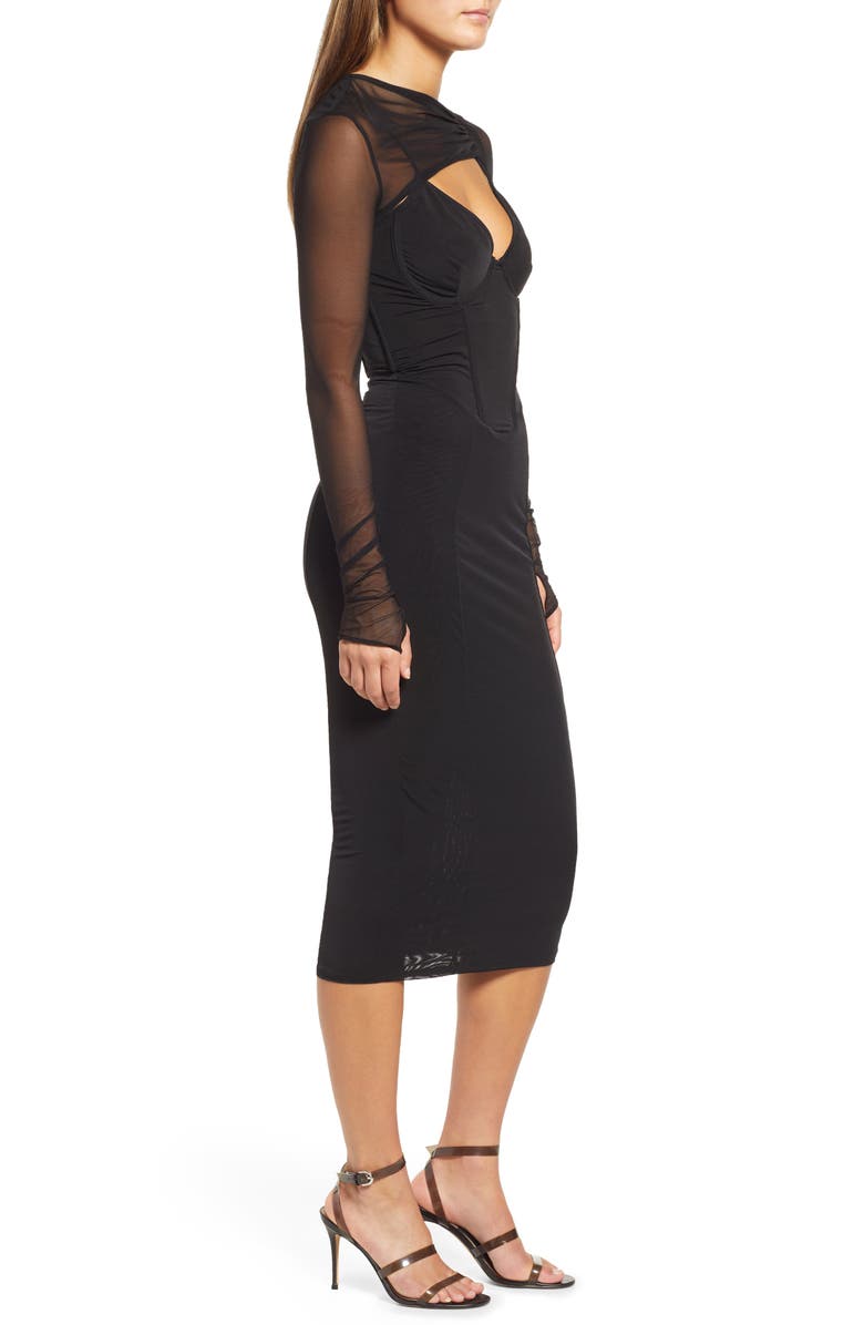 HOUSE OF CB Beatrice Corset Midi Dress 
Bolero Set, Alternate, color, 