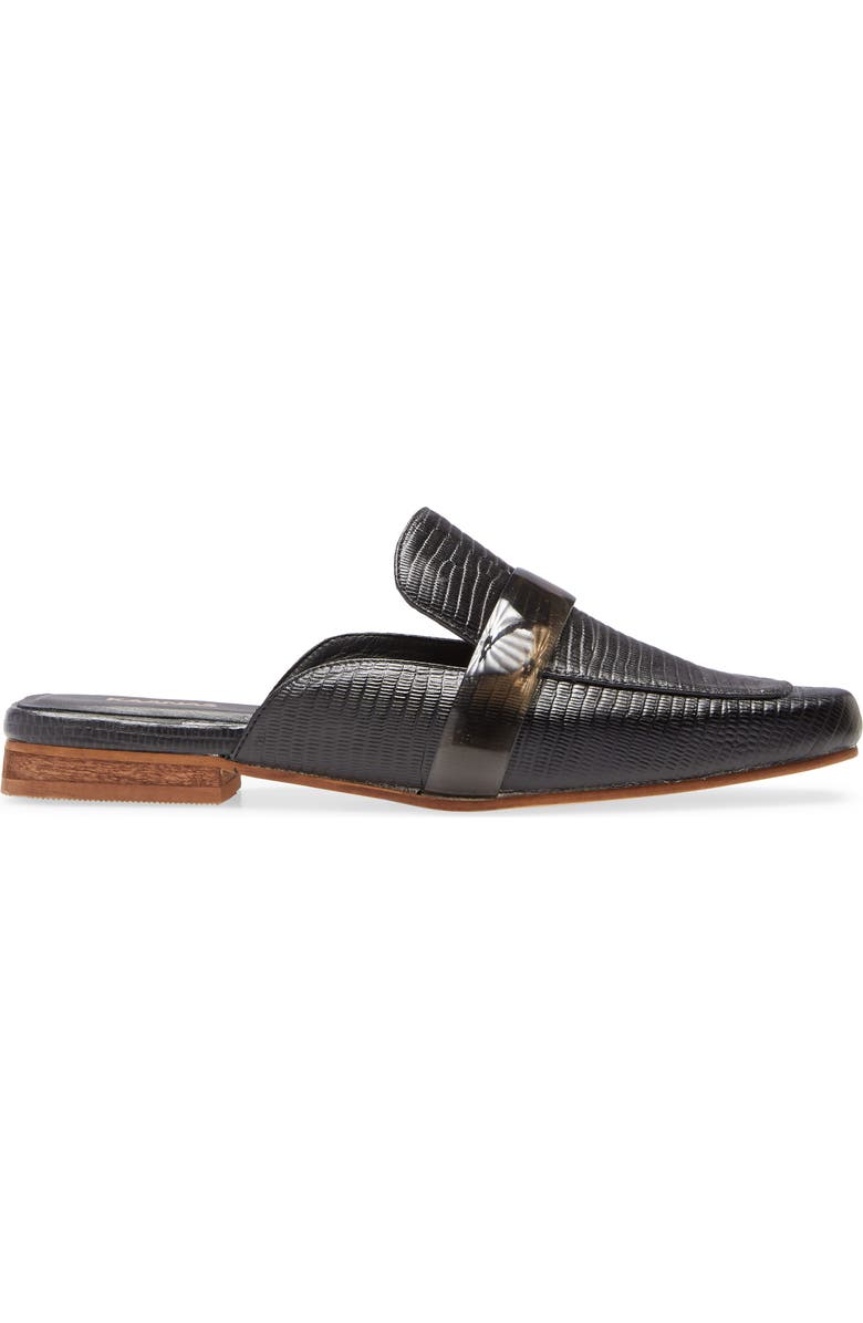 Kaanas Dublin Lizard Embossed Mule, Alternate, color,